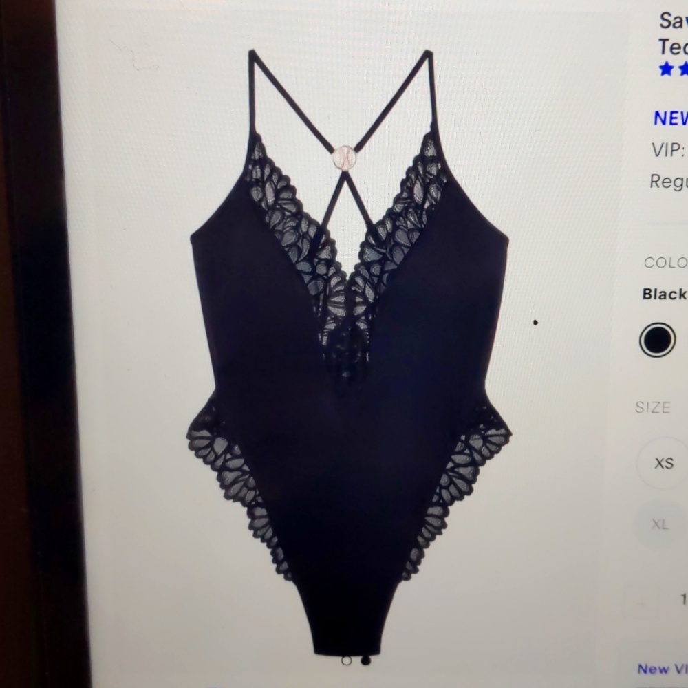 Savagexfenty savage not sorry lace teddy